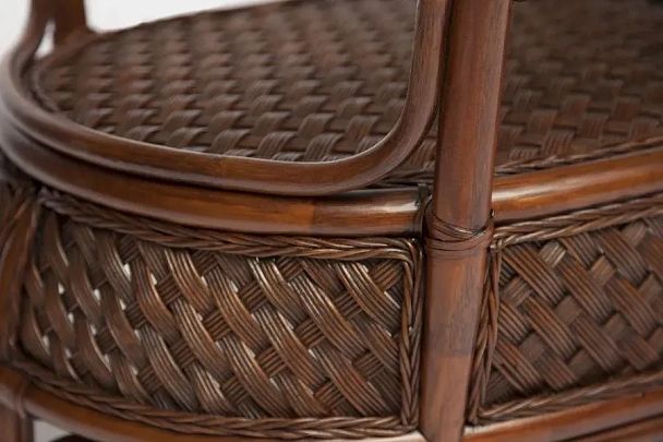 Комплект обеденный Андреа Гранд/Andrea Grand (стол со стеклом + 6 кресел + подушки)Pecan Washed (античн. орех) - Вид 2