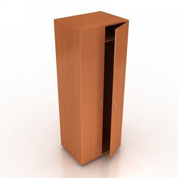 Шкаф для одежды Менеджер Ш-07+ДШ-01/02 орех - Вид 4