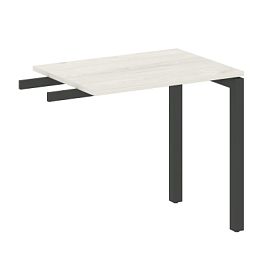 Metal System Quattro Приставной элемент на П-образном м/к 50БП.ПР-2 Дуб наварра/Антрацит металл 800*600*750 - Фото предпросмотра