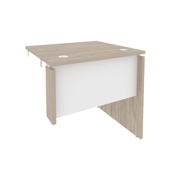 Onix Стол-приставка правый к опорным элементам O.SPR-0.7 (R) Дуб аттик/Белый бриллиант 780*720*750 - Вид 1