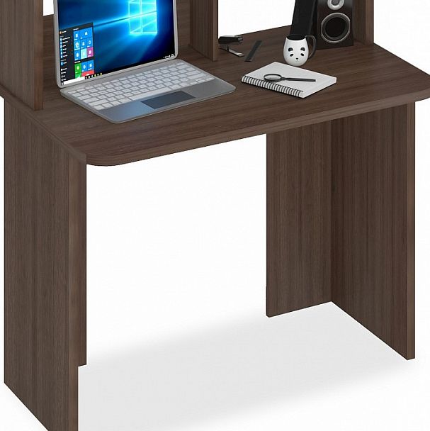 Стол компьютерный Домино Lite СКЛ-Прям100Р+НКЛ-100 Шамони - Вид 2