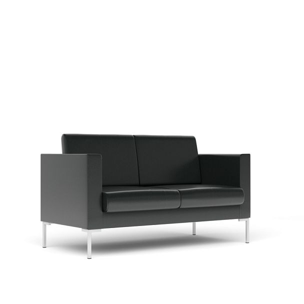 Диван 2-местный Берлин Бр. 004.01 черный - Вид 1