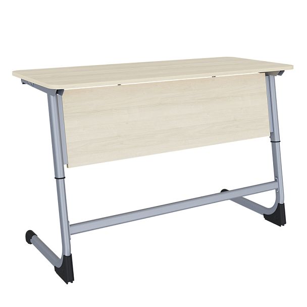 Парта Smart на плоскоовале 2М с РН (столеш. ЛДСП ЗУ, экран ЛДСП), гр.5-7 - Вид 1