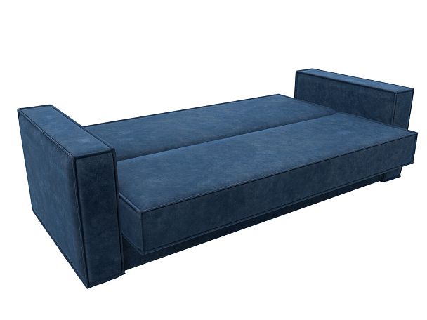 Диван-книжка Куба Велюр синий - Вид 7