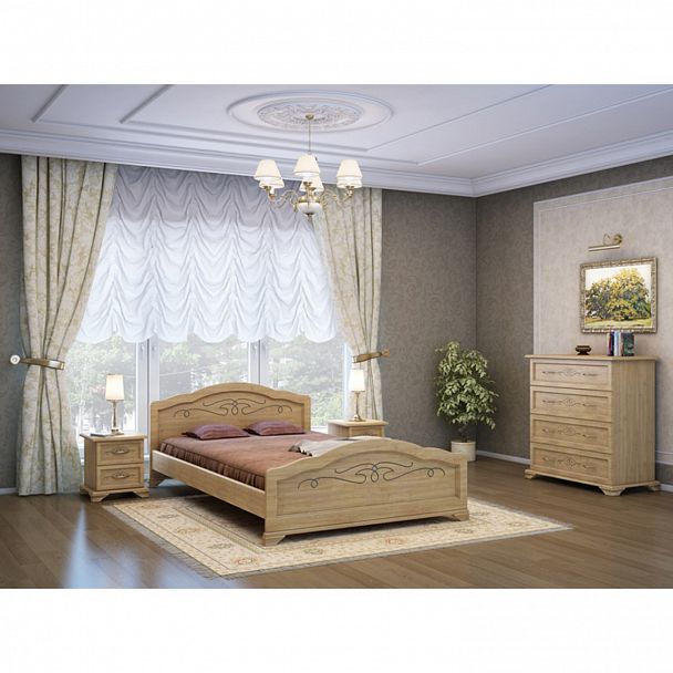 Кровать "Таката 160" сосна - Вид 3