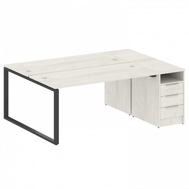 Рабочая станция "Metal System" БО.РС-СТП-2.4 дуб наварра/антрацит - Вид 1