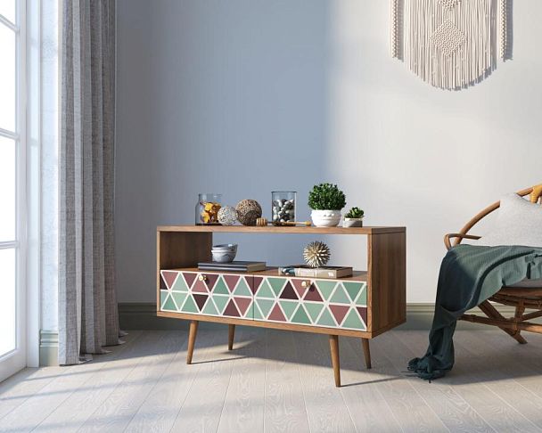 Консоль Berber с двумя ящиками принт 26 арт BB22/Print_26 - Вид 3