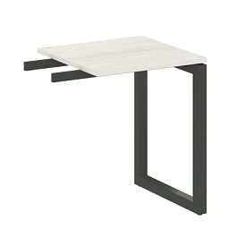 Metal System Quattro Приставной элемент на О-образном м/к 50БО.ПР-1 Дуб наварра/Антрацит металл 600*600*750 - Фото предпросмотра