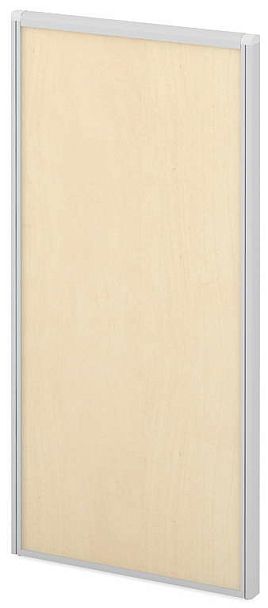 Модуль сплошной "Мобильные офисные перегородки «Логика»"  ПК-ЛГ-МДС167х80Д-В1-99 клен - Вид 1
