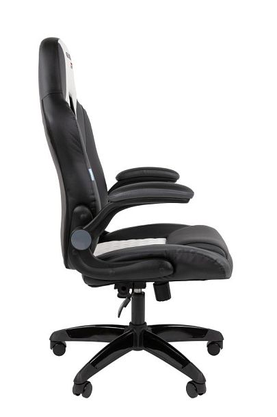 Кресло Chairman game 15 Россия экокожа черный/серый/белый - Вид 3