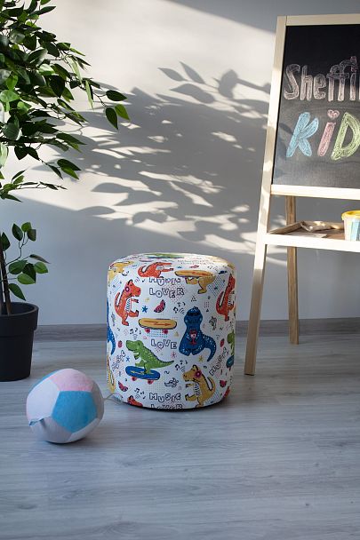 Банкетка Sheffilton KIDS SHT-B12 диномикс - Вид 5