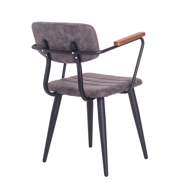 Стул Kato с подлокотниками, велюр, массив бука - Вид 4