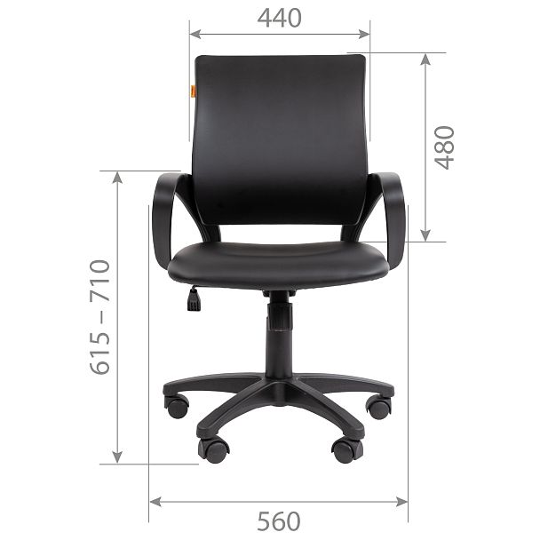 Кресло CHAIRMAN 696 ЭКО, экокожа, серый - Вид 5