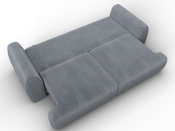Диван прямой Лига-115 НПБ Велюр серый - Вид 8