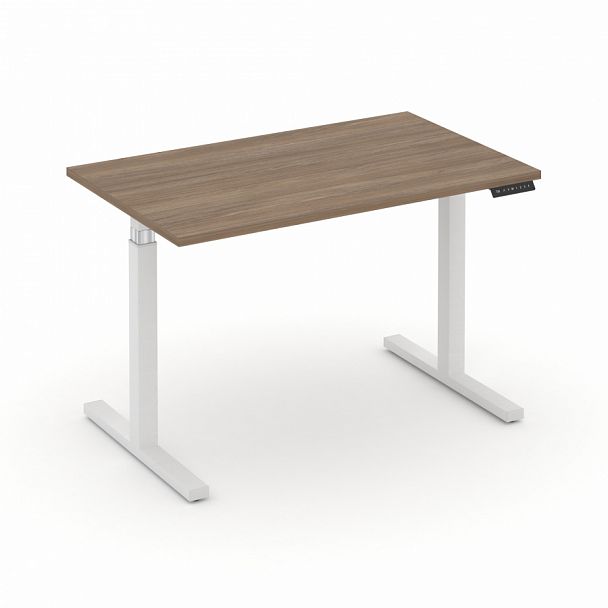 Стол электроподъемный "MOVE UP" MV.SE-2.7 Белый металл /  Дуб Аризона - Вид 1