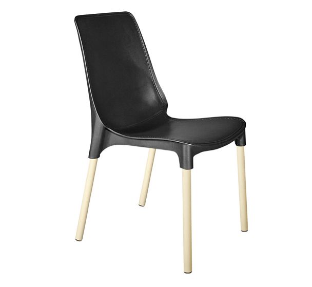 Стул Sheffilton SHT-S75 черный/ваниль - Вид 1