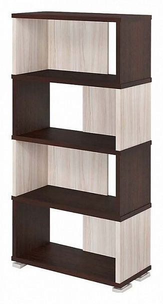 Стеллаж книжный Домино СБ-10_4 Венге/Карамель - Вид 1