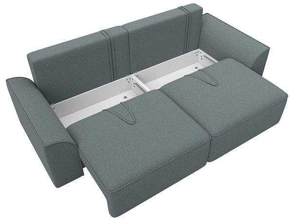 Диван прямой Лига-048 НПБ Рогожка серый - Вид 8