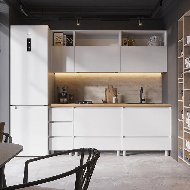 Кухня Хелен 2,0 белый/белый - Вид 3