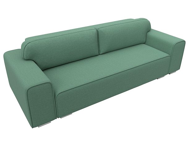 Диван прямой Лига-029 Рогожка зеленый - Вид 5