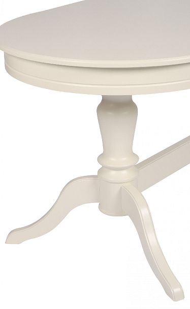 Стол деревянный раздвижной Арей 160(210)х90х76 Слоновая кость - Вид 7