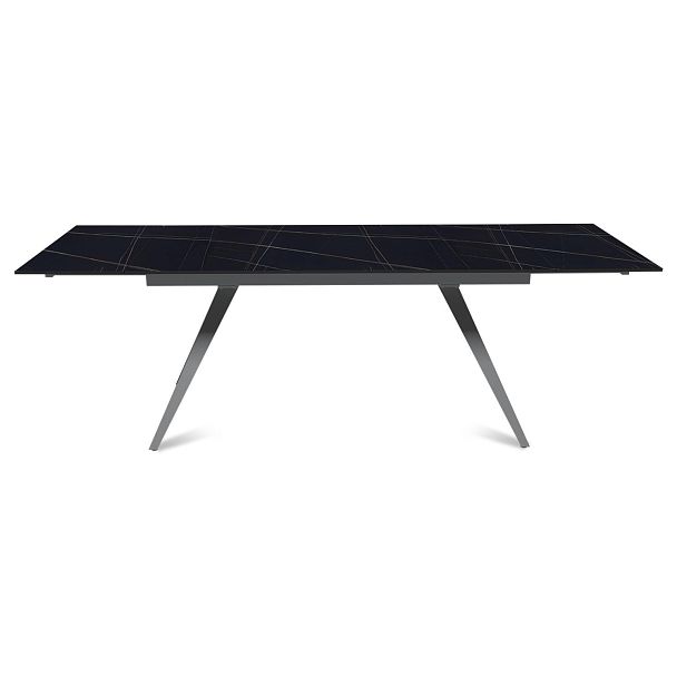 Стол раскладной Asti (160+40+40), керамика матовая Black Gold - Вид 5