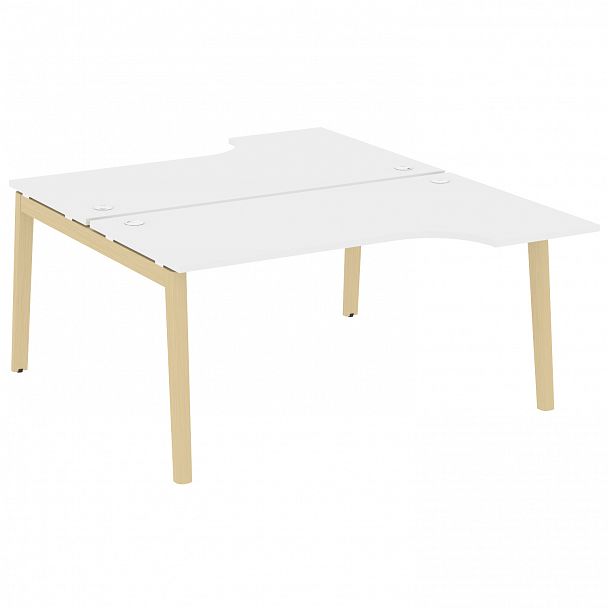 Рабочая станция "Onix wood" OW.D.SA-1 белый/дуб светлый - Вид 1