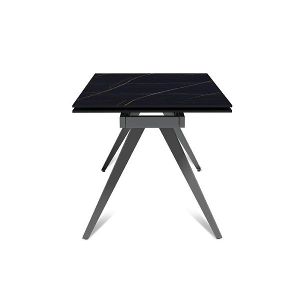 Стол раскладной Asti (140+40+40), керамика матовая Blackgold - Вид 3