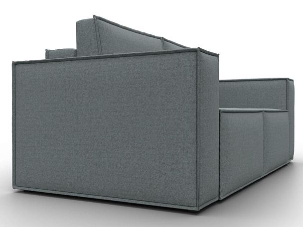 Диван прямой Куба мини Рогожка серый - Вид 3