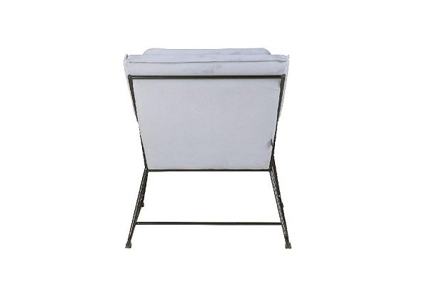 Кресло Alex, бархат светло-серый 26 - Вид 5