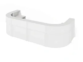 ЛАЙТ / LIGHT RLG073 Двойной ресепшн 440x180x115 Белый - Фото предпросмотра