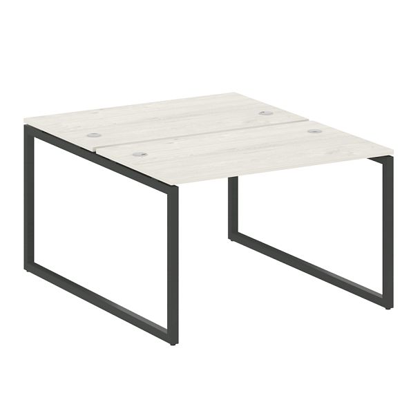 Metal System Quattro Р. ст. на О-образном м/к 40БО.РАС-СП-2.2 Дуб наварра/Антрацит металл 1200*1475*750 - Вид 1