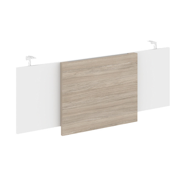 Onix Direct Lux Царга стола руководителя O.M-CSR-3 Белый бриллиант/Дуб аттик/Хром 1140*450*54 - Вид 1