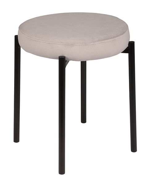 Табурет Кен, Confetti silver/черный - Вид 1