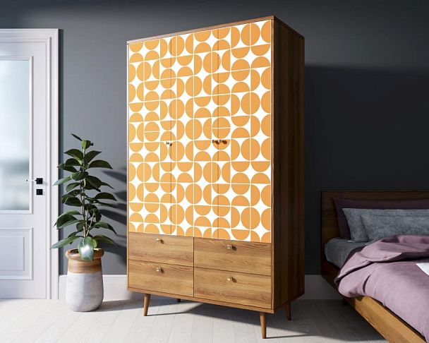 Шкаф трехстворчатый Berber принт 14 арт BB02/Print_14 - Вид 3