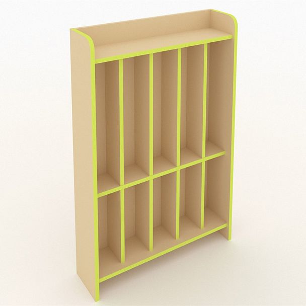 Вешалка напольная для полотенец желтый - Вид 1