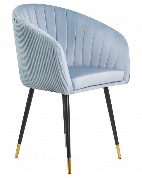 Стул обеденный DOBRIN MARY (серо-голубой велюр (1922-6)) - Вид 2