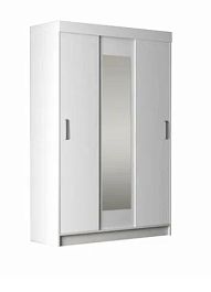 Бася шкаф-купе 1300*2000*500 ЛДСП белый - Фото предпросмотра