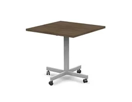 EUROPE/ЕВРОПА RE031-80х80 Мобильный стол 800x800x750 Орех Вармия - Фото предпросмотра