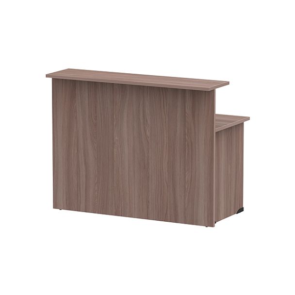 Стойка ресепшн прямая СР-150/60 ясень шимо темный - Вид 1