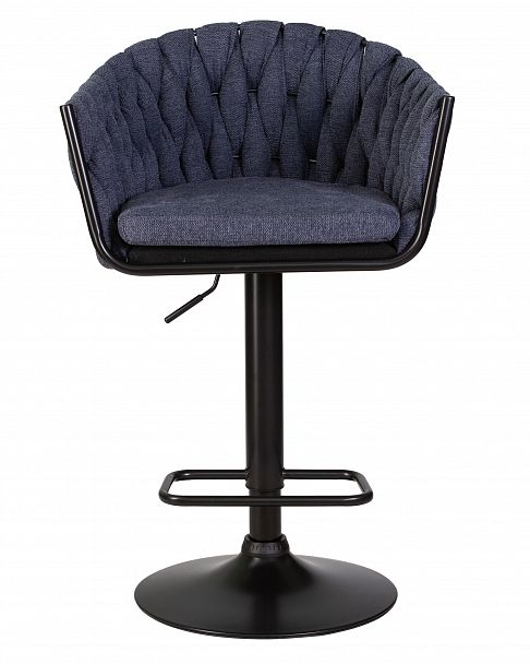 Стул барный DOBRIN LEON (синяя ткань (LAR-275-29)) - Вид 7
