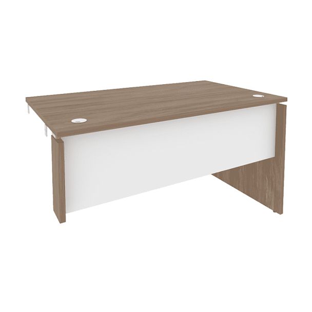 Onix Стол-приставка правый к опорным элементам O.SPR-3.8 (R) Дуб аризона/Белый бриллиант 1380*800*750 - Вид 1