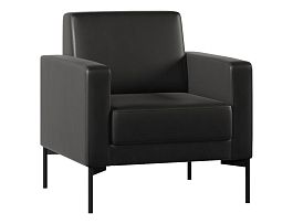 Кресло Everprof Gamma Экокожа Черный - Фото предпросмотра