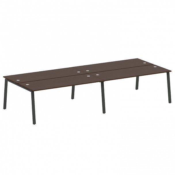 Рабочая станция "Metal System" БА.СМ-4.5 венге/антрацит - Вид 1