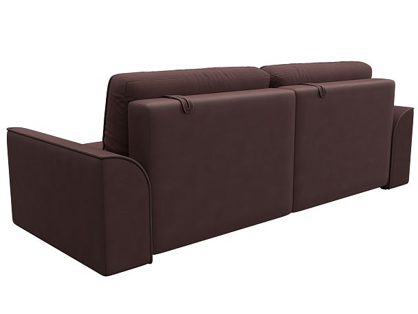 Диван прямой Лига-048 НПБ Замша бордовый - Вид 5