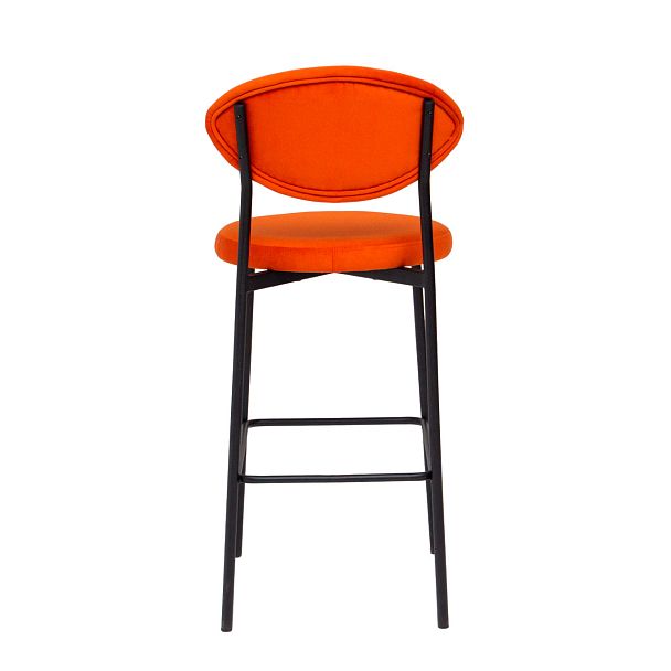 Стул барный Hawaii, велюр Velutto 27, ножки металл черный муар - Вид 5