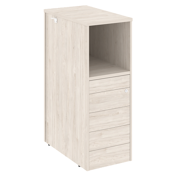 Onix Тумба 5 ящиков TIP-ON завершающая, правая O.R-TV-5 TIP (R) Денвер светлый 436*767*1185 - Вид 1