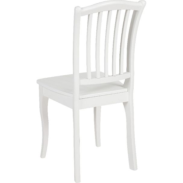 Стул деревянный с жестким сиденьем Элин Белый - Вид 5