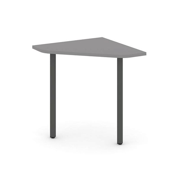 Стайл Проджект Угловой элемент стола SN-4.USP-001 Серый Пепел/Металл Антрацит 600*600*750 - Вид 1