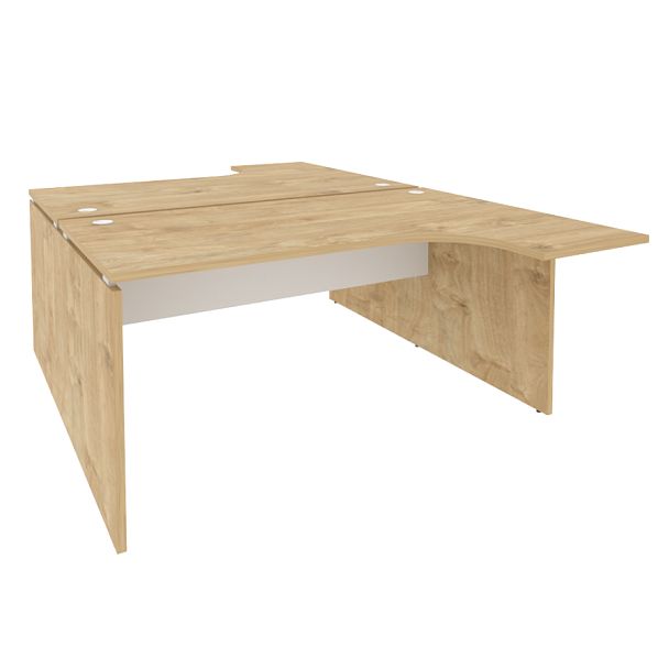 Onix Рабочая станция O.D.SA-4 Тиквуд светлый/Белый бриллиант 1580*2395*750 (1635/460) - Вид 1